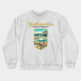 USA - NATIONAL PARK - YELLOWSTONE - Norris Geyser Basin - 2 Crewneck Sweatshirt